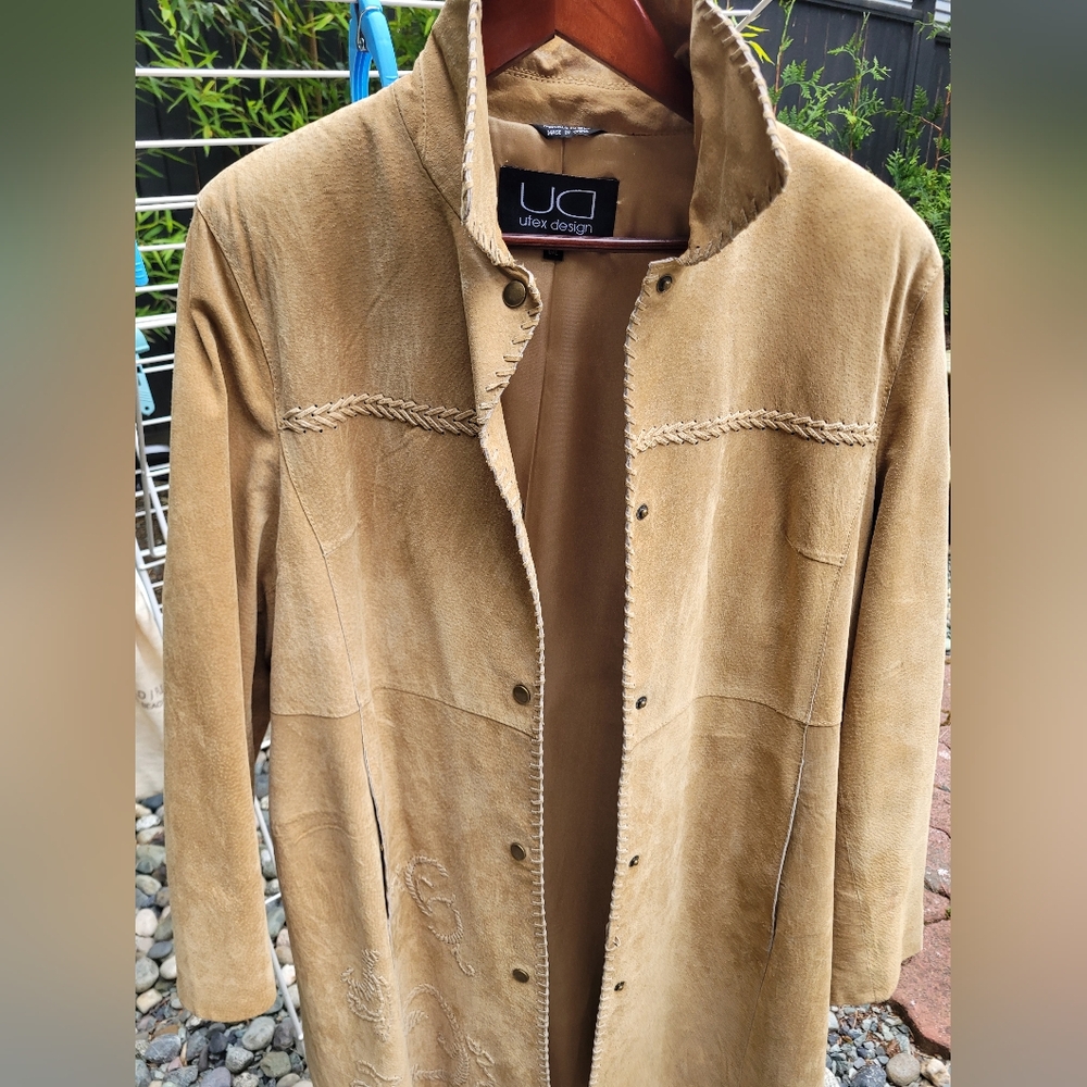 Vintage Suede Coat - Carcoat Style.